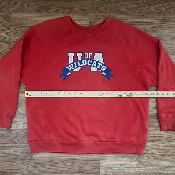 Vintage University of Arizona Wildcats Red Crewneck Sweatshirt Unisex S/M NCAA - Picture 4 of 5